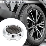 Wheel Center Caps 66MM Silver Tone 1 Pc With Brown Carbon Fiber Pattern Sticker New. Price: $11.77.
