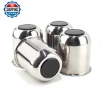 Dewflew 4PCS 3.74" Push Through Wheel Center Caps Stainless Trailer Hub For New. Price: $78.29.