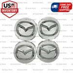 Set Of 4 56MM Gray Wheel Center Caps Chrome Emblem For Mazda Fits Most Models Used. Price: $23.99.