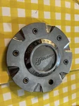 Gazario Center # LG0509-34 611-CAP Chrome Wheels Used. Price: $50.00.