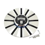 Dub Gloss Black Machined Center Cap 6-3/4"OD Bolt-on Closed-end 38330-15MBL Used. Price: $70.15.