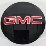 One 2014-2026 Gmc Sierra 1500 Yukon 1/4" Black & Red Center Cap # 85075316 New. Price: $33.00.