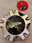 "p" Platinum By Ultra Wolverine Wheel Center Cap. #A89-9122B Or #57251775F-2 Used. Price: $67.90.