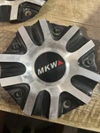 Mkw Custom Wheel Center Cap, Black/silver, Part # C-331-1, SL1106-03 Used. Price: $38.00.