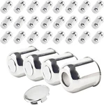 Howiozil 4PCS 4.25IN Wheel Center Caps Push Through W/ 24 Lug Nuts Sets Chrome New. Price: $102.59.