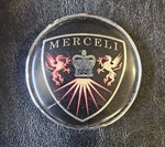 Merceli Wheel Center Cap C-342-2 Black With Chrome Ring Used. Price: $22.50.