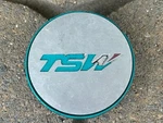 Tsw Wheels Custom Center Machined Blue Logo # MS-CAP-T144 Used. Price: $18.50.