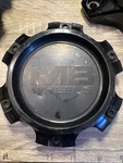 Mb Wheels Black 6LUG Custom Center # CAP5372-61397 Used. Price: $38.00.