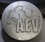 Aev Custom Aftermarket Center Hub Cap Silver A5471785F-3 Used. Price: $20.00.
