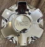 Mob Wheels Chrome Center 643-CAP Rim Hubcap Bolt On Lug Cover Used. Price: $45.00.
