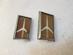 Original 1982-90 Oldsmobile Cutlass Rocket Wire Wheel Emblem Insert Pair 355228 Used. Price: $28.99.