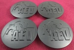 Aev Wheels Matte Black Custom Center Caps Set Of # 20404-CAP / LG1307-23 Used. Price: $124.95.