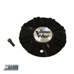 Vision Wheel Kryptonite Gloss Black Rim Center C378-2-CAP 5-7/8" New. Price: $49.99.