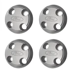1987-1989 Mustang Gt Silver Turbine Wheel Hub Center Caps Ford Logo Set Of 4. Price: $117.95.