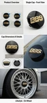 Bbs Wheel Center Caps 70MM Emblem Black Gold 3D Logo 56.24.080 Set 4PCS Genuine New. Price: $139.99.
