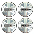 Jaguar Black Union Jack Wheel Center Caps Xj Xk Xf Xe F-type E-pace Genuine New. Price: $106.95.