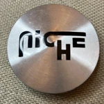 Niche Wheels Silver Custom Center Caps (1) # 1003-02 / M-731 Used. Price: $22.00.