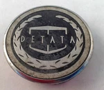 Detata Custom Wreath Flat Silver Wheel Center Cap 08172 I-032 DET9 Used. Price: $15.00.