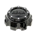 CAP-8L-B14 / Gear Offroad Gloss Black With Chrome Rivets Bolt-on Center New. Price: $73.50.
