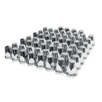 60 Pack Flat Top Lug Nut Covers, 33MM By 2-3/4" Thread On Chrome Ca... New. Price: $78.54.