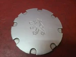 One 1989-1991 Peugeot 405 # 66660 14X5 1/2" Aluminum Wheel Center Cap 9153876180 Used. Price: $34.99.