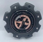 American Racing Atx Flat Black Custom Wheel Center Cap # 490L204 S1108-11 Used. Price: $29.79.