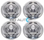 Chevy Camaro Corvette Chevelle Rally Wheel Disc Brakes Flat Center Cap Set Of 4 New. Price: $159.95.