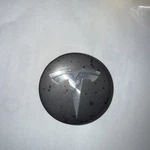 Tesla X-3 Charcoal & Machined Center Cap #XWC-1385-01 56MM 2.25" Used. Price: $23.00.