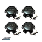 X Moto Metal Wheel Center Cap Gloss Black W/ Gray Lettering T127L145-6-H42-S1G New. Price: $83.96.