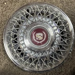One 1986-92 Cadillac Brougham Fleetwood 15" Wire Spoke Hubcap (no Lock Or Key) Used. Price: $74.99.