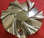 One New Racing Wheels Chrome Center Cap Part# 186770/2000.9.28 /11909. Price: $10.00.
