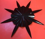 One Used Ferreti Wheels Gloss Black Centercap P/n: CAP730L184 LCC412-42 /13629. Price: $64.99.