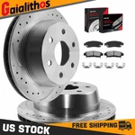 325MM Rear Drilled Rotors Brake Pad For 2002-2009 Chevy Trailblazer Gmc Envoy New. Price: $84.97.