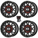 Kmc KS135 Grenade 15X6/15X10 Wheels Black Honda Pioneer 1000 Talon (4) New. Price: $924.80.