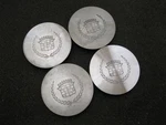 1989-1991 Cadillac Eldorado Seville Oem Machined Wheel Center Caps Set 03522952 Used. Price: $100.00.