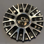 Cavallo Wheels Gloss Black / Silver Custom Center Caps # C-1320-1 Used. Price: $59.00.