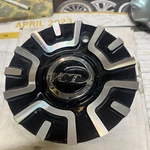 Vct Wheels # 286-22-CAP Black And Machine Center (qty. 1) Used. Price: $75.00.