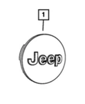 2024 Jeep Gladiator Wrangler Wheel Center Cap Mopar New Oem. Price: $20.52.