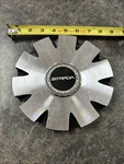 Strada Gabbia Wheels C-495-1 Black Machined Custom Center Cap Used. Price: $49.95.