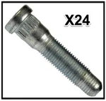 24 Wheel Lug Studs Front And Rear Replace Gmc Oem # 610428 New. Price: $72.00.