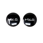 878L90GB Helo Gloss Black Logo For 5/6 Lug Cap (2PK) New. Price: $20.00.