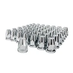 United Pacific 10265CB 33MM X 3/4" Chrome Plastic Original Nut Covers, Push On New. Price: $94.72.