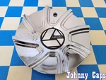Azara Wheels # C267L176S Chrome Custom Center Cap 38 (qty. 1) Used. Price: $64.20.