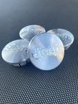 Jeep Set Of 4 Brushed Silver 55MM/2.16IN Wheel Center Caps Liberty Grand Cheroke Remanufactured. Price: $24.54.