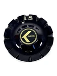Kraze Wheels Gloss Black Rim Center Cap # 12612295F-2 (1) Lightly Used. Price: $45.00.