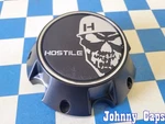 Hostile Wheels # C-8016-D New Satin Black "skull" Center Cap 62 (qty. 1). Price: $99.46.