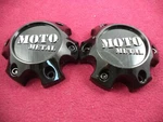 Moto Metal Wheels Gloss Black Custom Center Cap # T127L120-6-H34-S1 (2) Used. Price: $69.44.