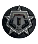 Matte Black/chrome Snap In Center Cap (middle Portion Only) 6056K84-TIS New. Price: $24.99.