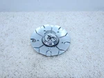 Sovrano Designs C-729 Custom Alloy Wheel Bolt On Chrome Center Cap #2C-11 Used. Price: $85.00.
