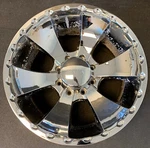 Mkw Chrome Wheel Rim 20X11" 8X170 Bolt Pattern Et -24 6-SPOKE Used. Price: $259.00.